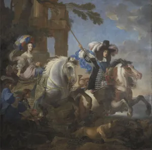Miel Prints: Ferdinand Maria, Elector of Bavaria and Henriette Adelaide of Savoy