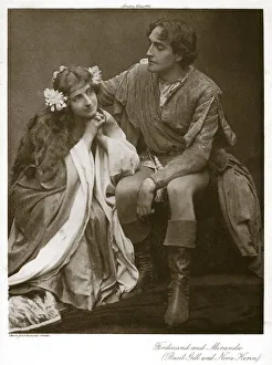 Ferdinand and Miranda, c1900. Artist: J Caswall Smith