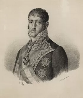 Ferdinand VII (1784-1833), third son of Charles III. King of Spain from 1808-1833