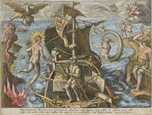 Ferdinandes Magallanes Lusitanus (Americae Retectio), 1591