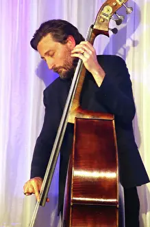 Bass Player Prints: Ferg Ireland, Georgia Cecile Quartet, Watermill Jazz Club, Dorking, Surrey, 7 October 2025