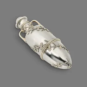 Cyathea Prints: Fern and Daisy Perfume Bottle No. 2661, 1870 / 75. Creator: Tiffany & Co