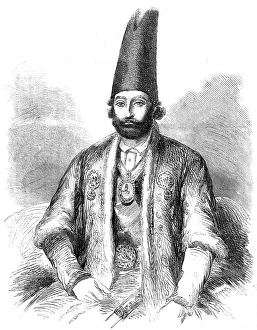 Diamonds Prints: Ferouk Khan, the Persian Ambassador to the Emperor of the French, 1857. Creator: Unknown