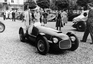 Ferrari Prints: Ferrari 166 at Spa, Belgium, 1949