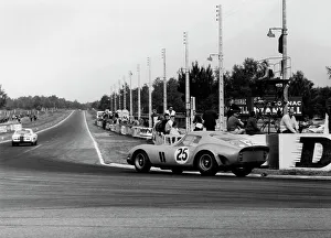 Motor Race Prints: Ferrari 250 GTO of Dumay- Dernier 1963 Le Mans 24 hour race, finished 4th Creator: Unknown