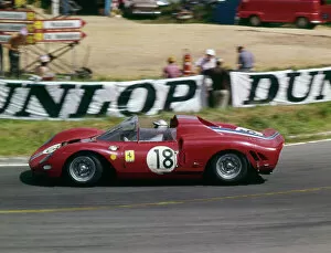 Retro Gallery: Ferrari 365 P2, Rodriguez - Vaccarella, 1966 Le Mans. Creator: Unknown