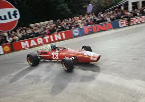 Images Dated 13th September 2019: Ferrari, Jacky Ickx, 1968 Belgian Grand Prix. Creator: Unknown