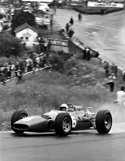 Ferrari V12, John Surtees 1966 Belgian Grand Prix. Creator: Unknown