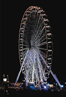 Funfair Prints: Ferris Wheel, Paris. Creator: Tom Artin