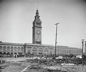 Ferry Building, San Francisco, Cal. c1906. Creator: Unknown