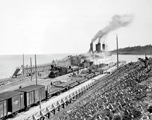 Development Prints: Ferry-Icebreaker Baikal at the Pier