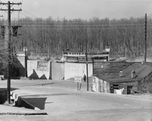 Stop Prints: Ferry landing, Vicksburg, Mississippi, 1936. Creator: Walker Evans
