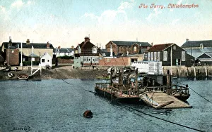 River Crossing Prints: The ferry at Littlehampton, West Sussex, 1907