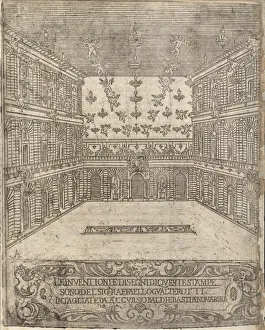 Courtyard Prints: Feste nelle nozze de don Francesco Medici gran duca di Toscana; et della... sig