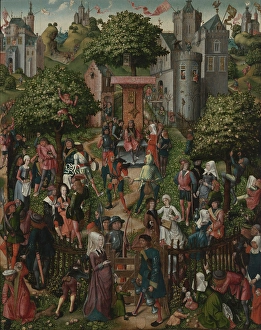 1490s Prints: Festival of the Archers, 1493. Creator: Master of Frankfurt