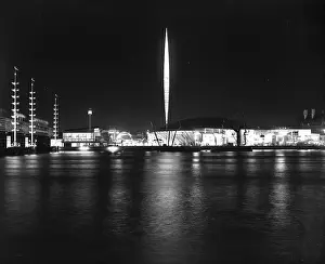 Cultural Event Prints: Festival of Britain, South Bank, London, c1951. Creator: Arthur Charles Kirby Ware