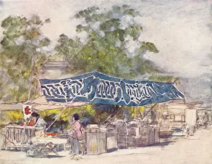 Dismantling Prints: After the Festival, c1887, (1901). Artist: Mortimer L Menpes