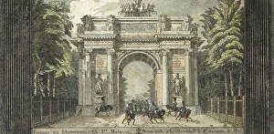 Festival in Catherinehof, 1824-1825. Creator: Hampeln, Carl, von (1794-after 1880)