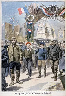 Souwester Prints: Festival, Paimpol, France, 1898. Artist: F Meaulle