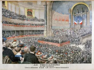Trocadero Prints: Festival of State Schools organised by the Government at the Trocadero in Paris, 1904