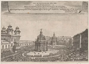 Piazza Collection: Festival in Turin, October 1650, 1650. Creator: Giovenale Boetto