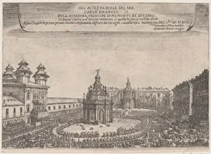 Knights Collection: Festival in Turin, October 1650, 1650. Creator: Giovenale Boetto