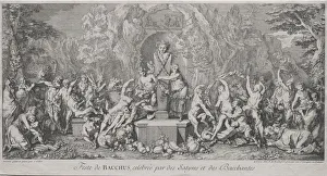 The Four Festivals: Festival of Bacchus. Creator: Claude Gillot (French, 1673-1722)