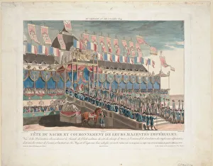 Festivities at the Coronation of Napoleon, 1806. Artist: Aubertin, Francois