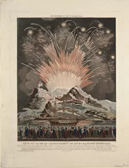 Coronation Ceremony Gallery: Festivities at the Coronation of Napoleon, 1806. Artist: Le Coeur, Louis (active ca