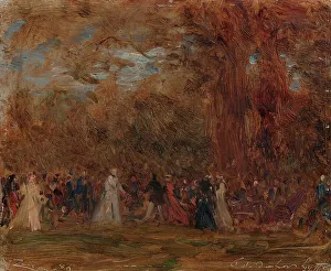 Ziem Felix Prints: Fête à l'ambassade d'Angleterre à Paris