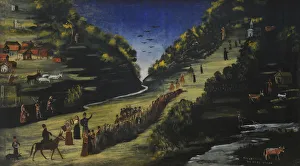 Primitivism Collection: Fete on the Bank of Tskhenistsqali river