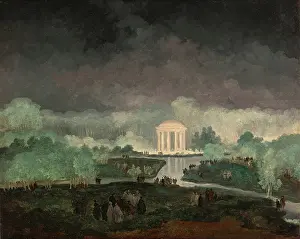 Fete de nuit donnee par la reine au comte du Nord au Petit Trianon, 1782-1783. Creator: Robert, Hubert (1733-1808)