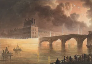 Pont Royal Prints: Fete pour la Paix Generale donnee a Paris le 18 Brumaire