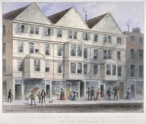 Fetter Lane Prints: Fetter Lane, City of London, 1855. Artist: Thomas Hosmer Shepherd