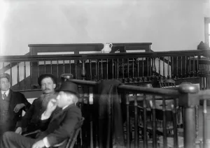 Interiors Prints: Feud - Scenes in Virginia Mountain Town at Trial After Feud