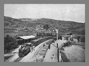 Ffestiniog Railway: Tan-Y-Bwlch Station, c1900. Artist: Carl Norman