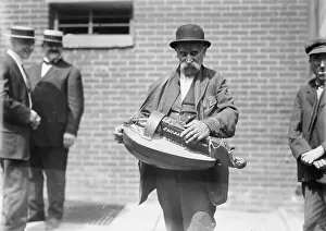 Straw Boater Prints: Fi. Musician?, between c1910 and c1915. Creator: Bain News Service