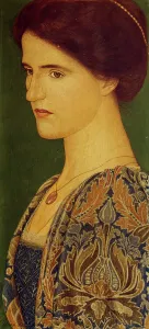 Fiammetta (Portrait of Georgie Gaskin), 1898. Creator: Arthur Joseph Gaskin