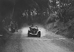 Fiat Balilla taking part in a motoring trial, c1930s. Artist: Bill Brunell