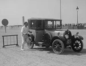 Fiat coupe at the Boulogne Motor Week, France, 1928. Artist: Bill Brunell