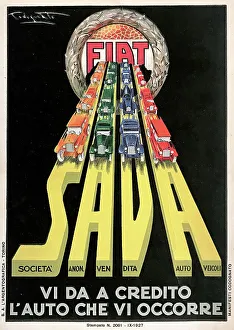 Fiat Prints: Fiat SAVA, 1927. Creator: Codognato, Plinio (1878-1940)