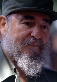 Images Dated 8th May 2007: Fidel Castro (1926-) Cuban politician, 1992 portrait