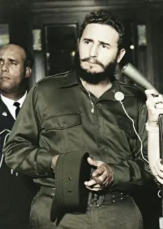 Communism Prints: Fidel Castro, Cuban revolutionary leader, c1956-1965. Creator: Unknown