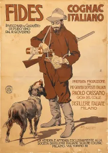 Promotion Prints: Fides - Cognac Italiano, c1905. Creator: Vaccari, Alfredo (1877-1933)