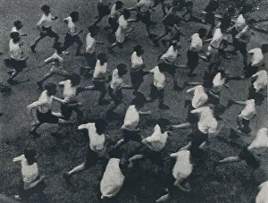 Physical Training Prints: The field, 1941. Artist: Cecil Beaton