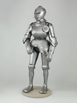 Nuremberg Prints: Field armour, German, Nuremberg, ca. 1525; left arm defense, 19th century; rondels, 1923