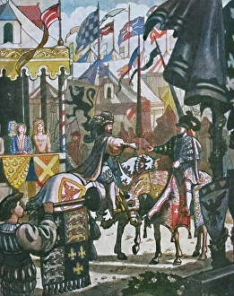 Handshake Prints: At the Field of the Cloth of Gold, c1934