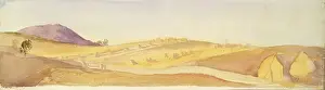 Phillip Prints: A Field with Hay Stooks, c1840s. Creator: John Phillip