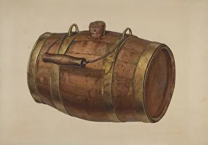 Cask Gallery: Field Keg, c. 1939. Creator: Edward L Loper