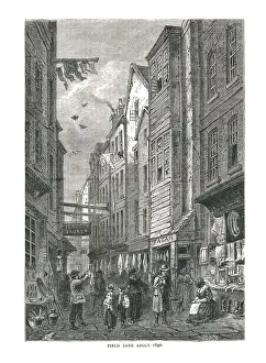 Field Lane Prints: Field Lane about 1840